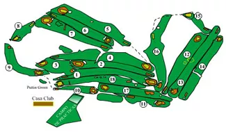 Course Map La Envia Golf Country Club