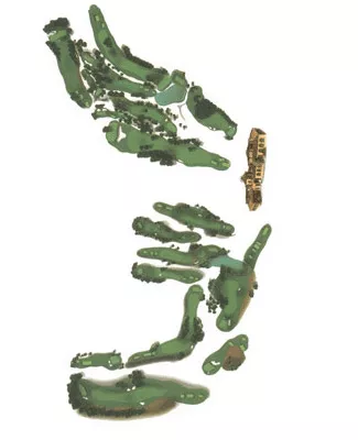 Course Map La Cañada Golf Club