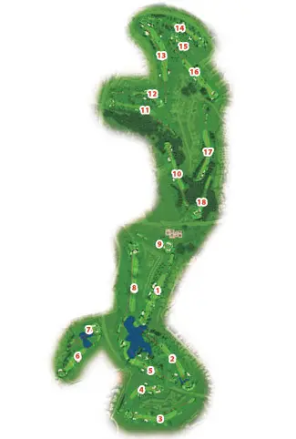 Course Map Real Novo Sancti Petri ''Pines & Sea''