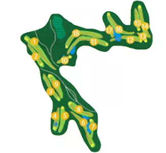 Course Map Añoreta Golf Course