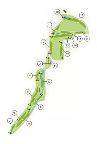 Course Map Doña Julia Golf Course