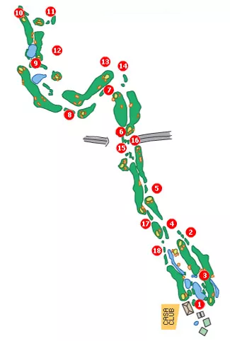 Course Map Santa Maria Golf & Country Club