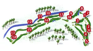 Course Map Canyamel Golf Course