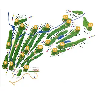 Course Map Son Termes Golf Course