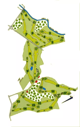 Course Map Campoamor Golf Course