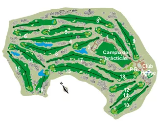 Course Map Club del Campo del Mediterráneo