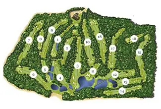 Course Map PGA Catalunya - Stadium Course