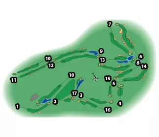 Course Map La Moraleja Golf Course I