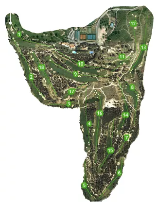 Course Map Real Sociedad Hipica Española Club de Campo