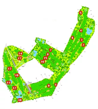 Course Map Hercules Golf Course