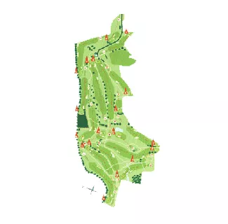 Course Map Mondariz Golf Course