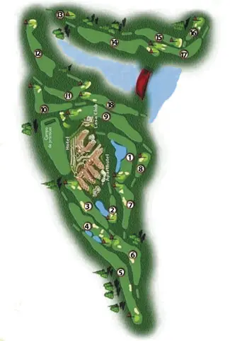 Course Map El Rompido South