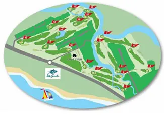 Course Map Isla Canela Old